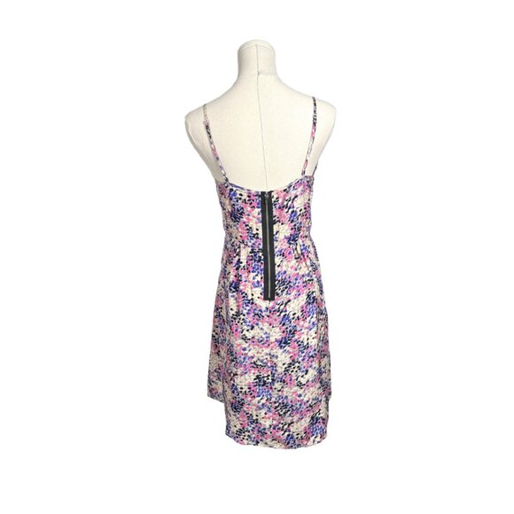 Yumi Kim Silk Splattered Dots Spaghetti Strap V-Neck Dress Size Small - Picture 3 of 5